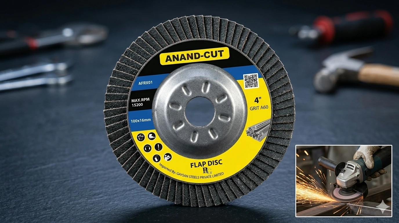 Flap Discs 4 Inch Sanding Discs #60 Grit(ANAND)