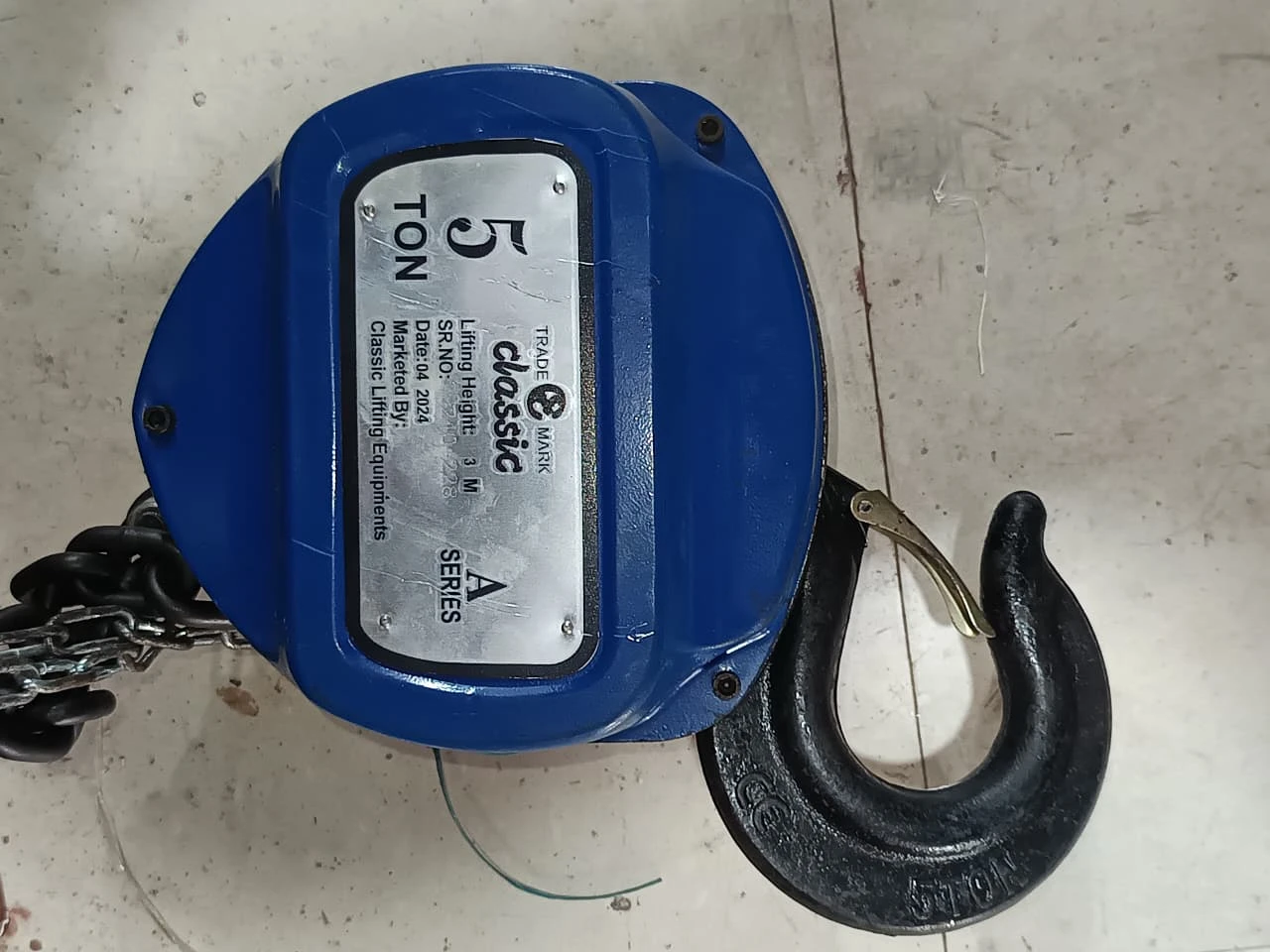 CHAIN PULY BLOCK (5TON)