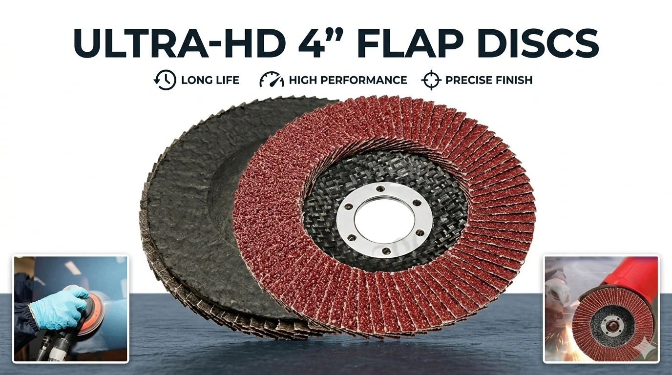 Flap Discs 4 Inch Sanding Discs #80 Grit(ANAND)