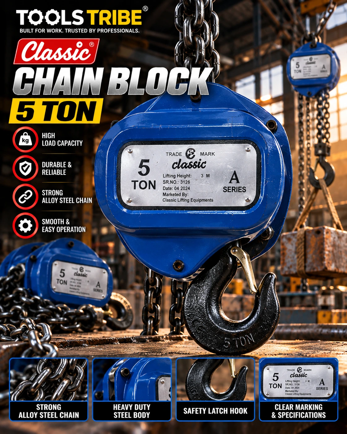 CHAIN PULY BLOCK (5TON)