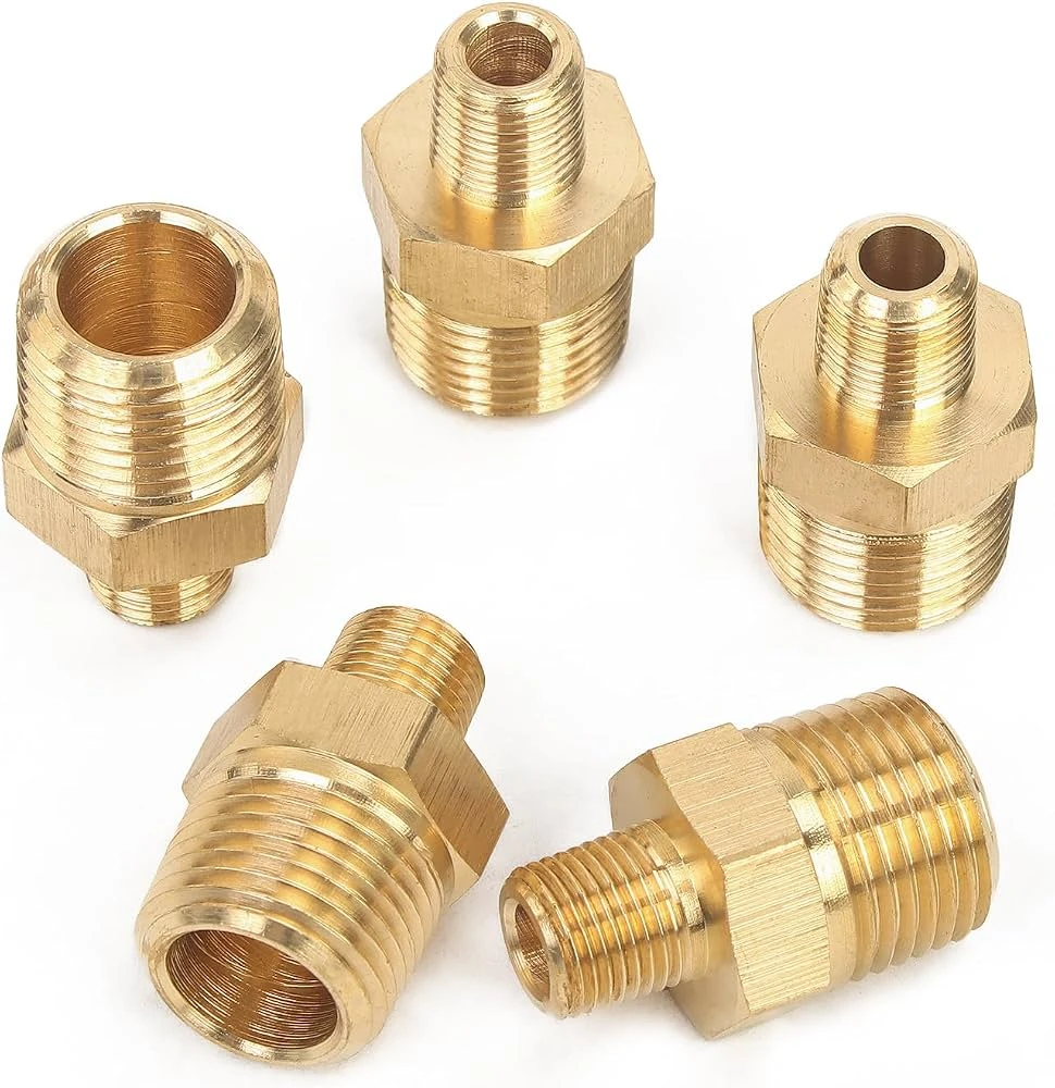 3.8 BRASS HEX NIPPLE