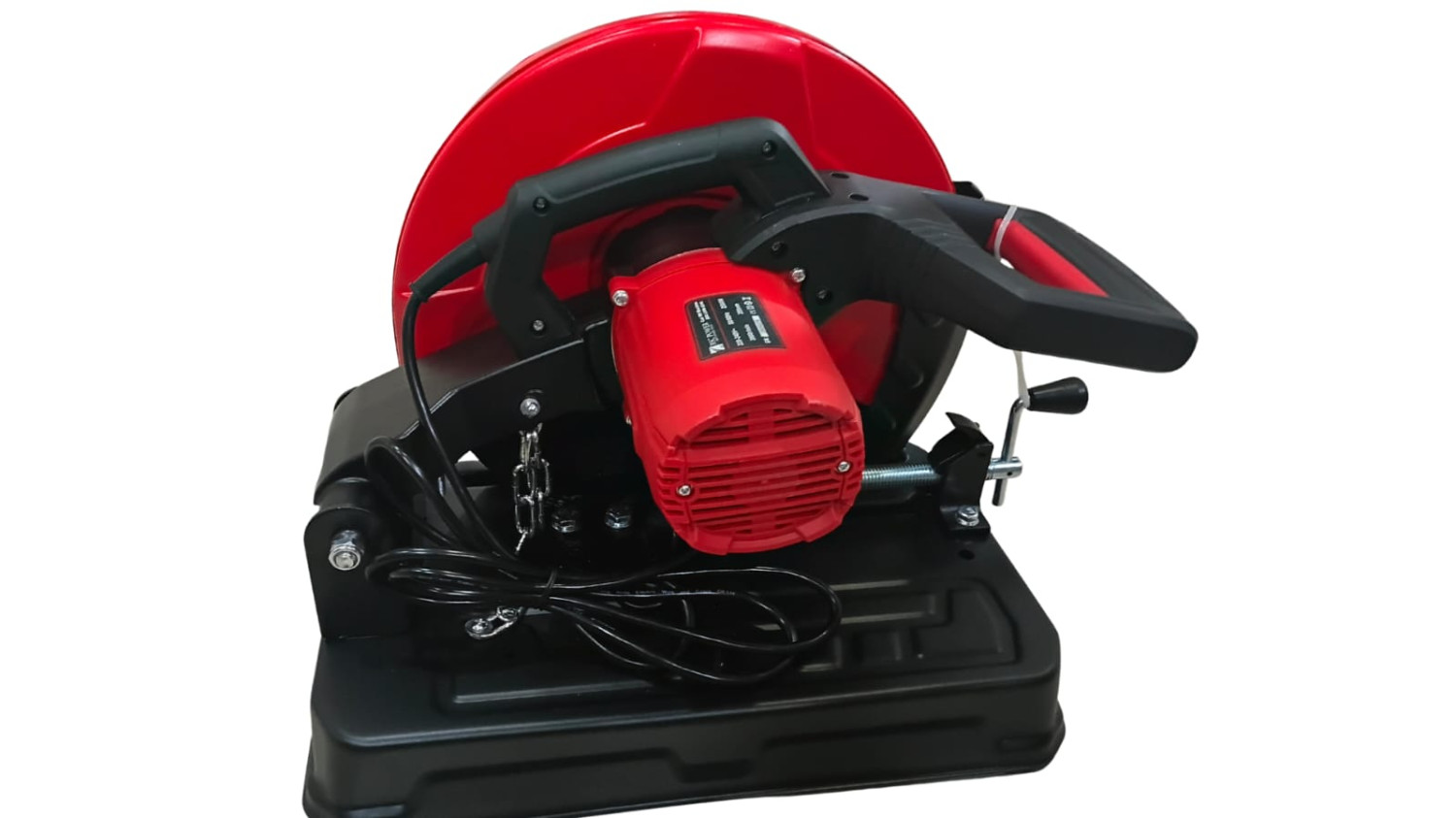 BSC POWER BSC-COM-9280 CUT OFF SAW, 2500W | 3800RPM CHOP SAW, POWER SAW WITH HEAVY DUTY STEEL BASE, ELECTRIC CUT OFF SAW, PROFESSIONAL CUT OFF SAW MACHINE WITH 1PCS 355MM CUTTING DISC