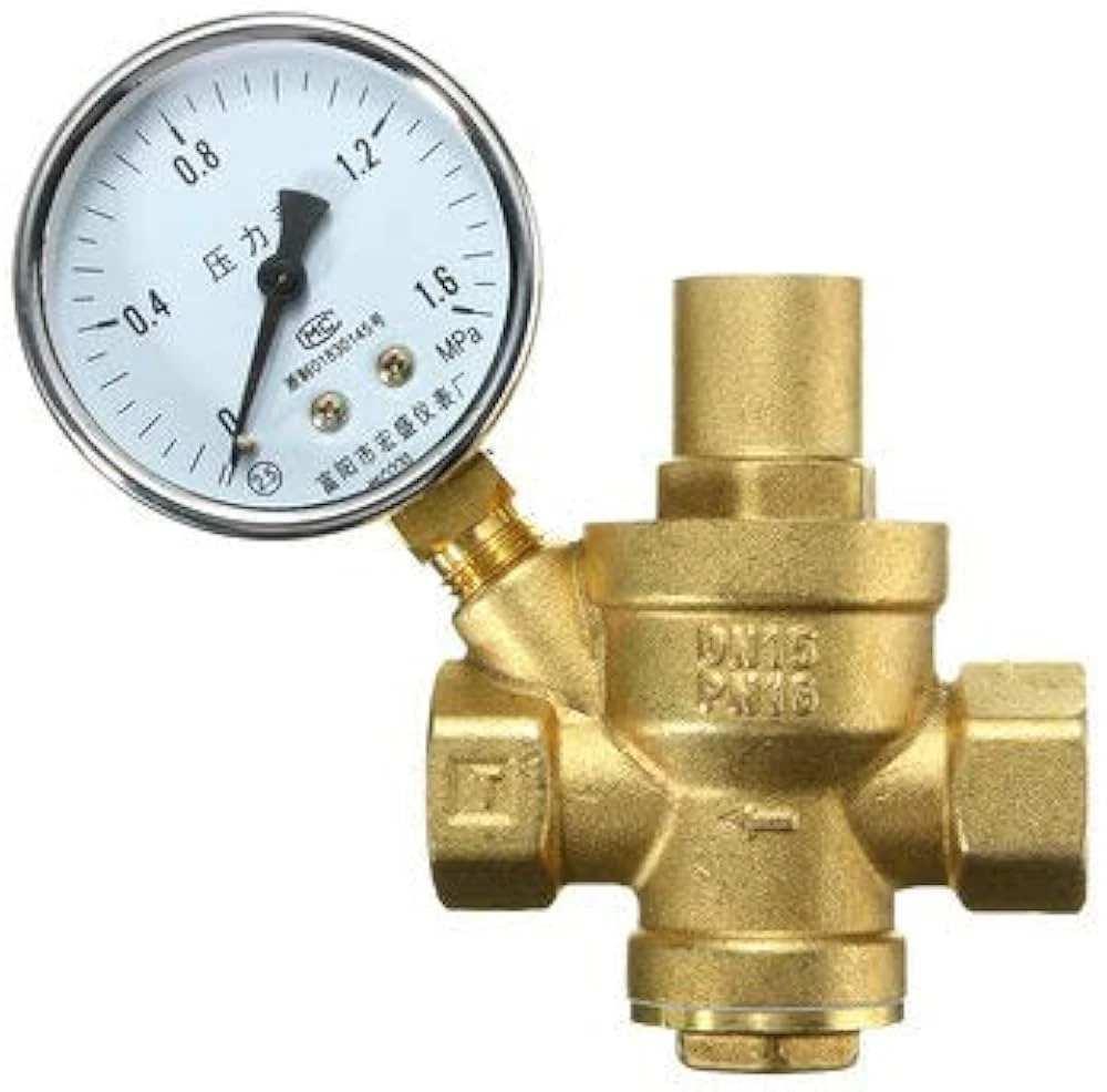 VALVE 1/2 BRASS GAUGE