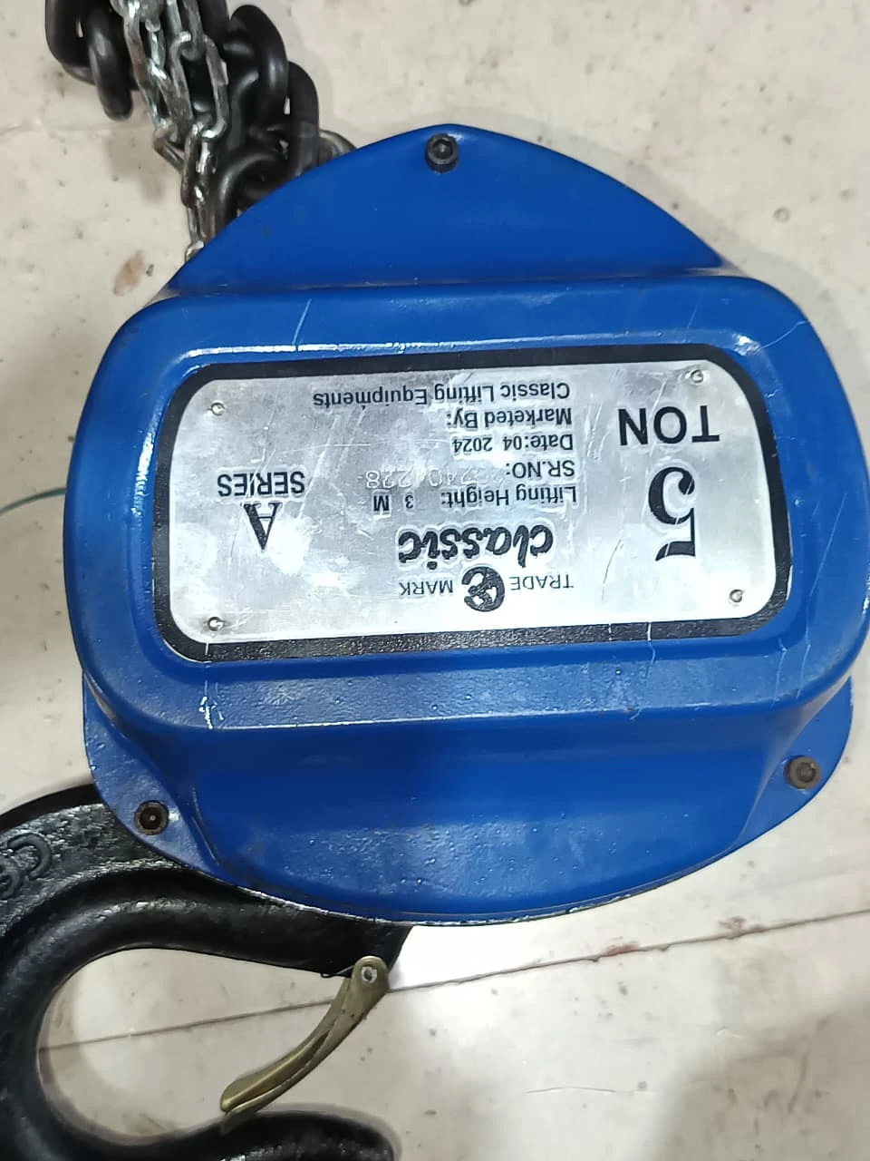 CHAIN PULY BLOCK (5TON)
