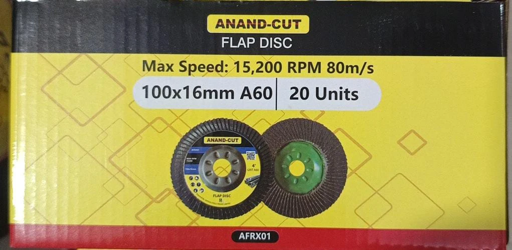 Flap Discs 4 Inch Sanding Discs #60 Grit(ANAND)