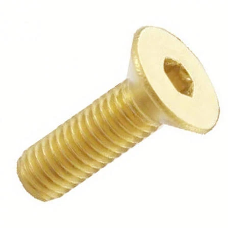 BRASS HEX BOLT(LN CSK--4*12)