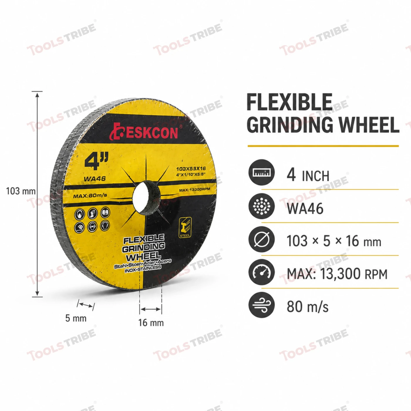 FLEXIBLE GRINDING WHEEL