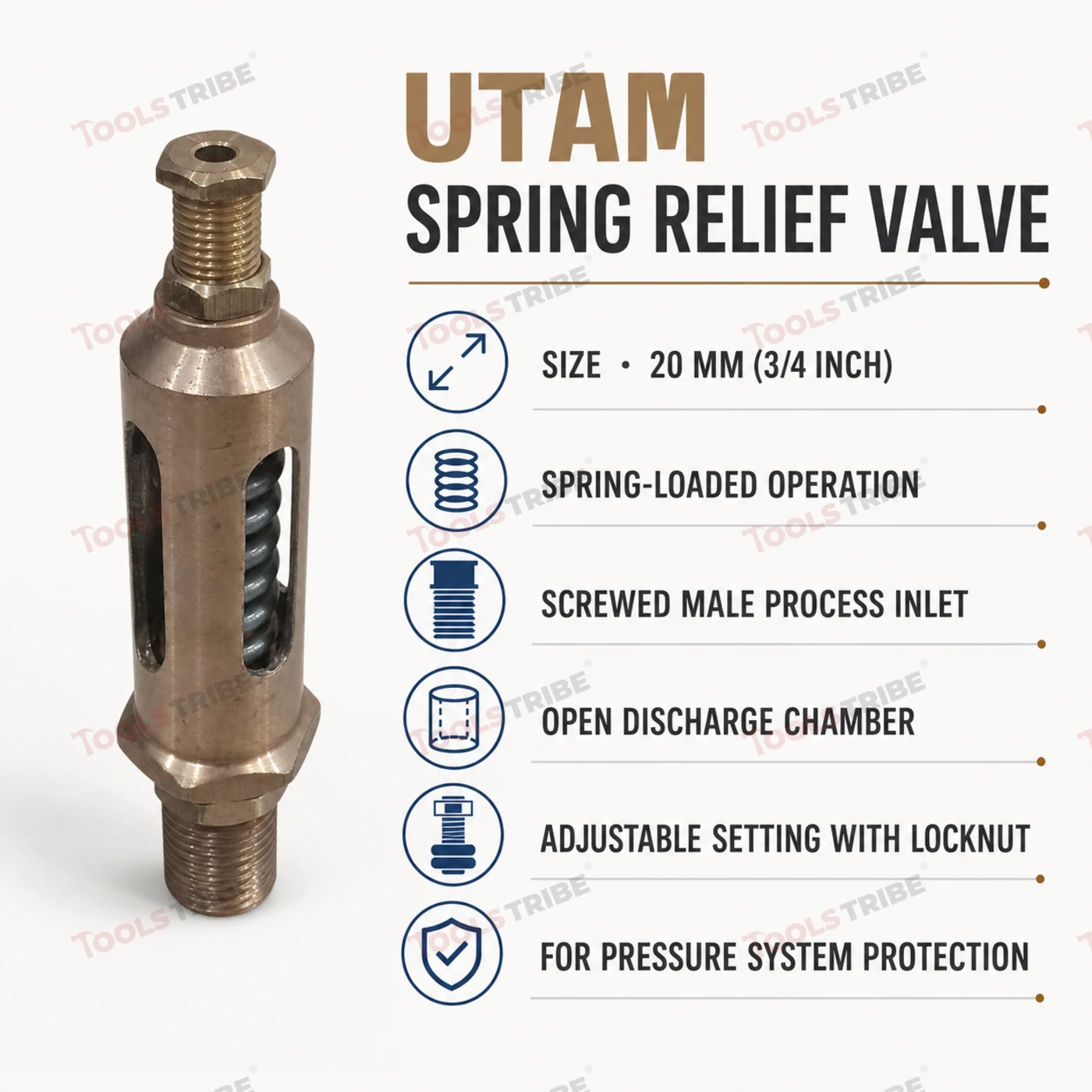 Spring Relief valve (20MM)