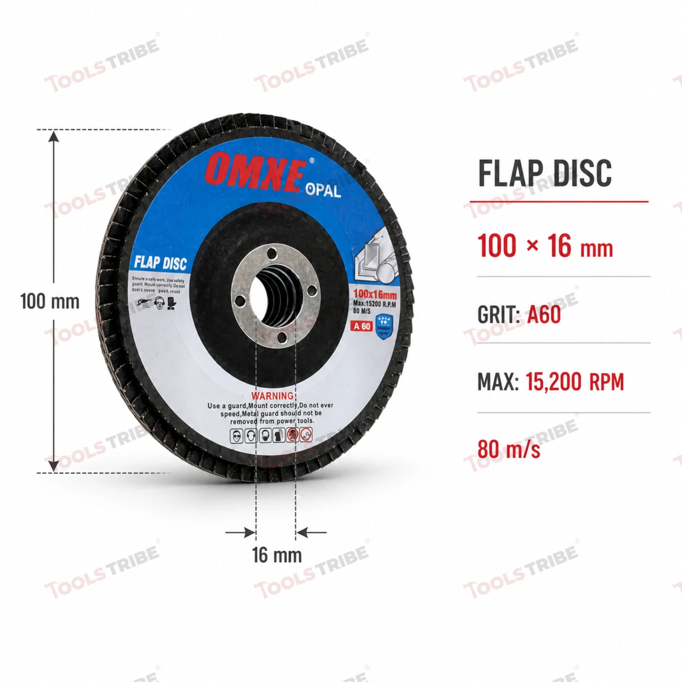 FLAP DISC 4'' (100*16MM)