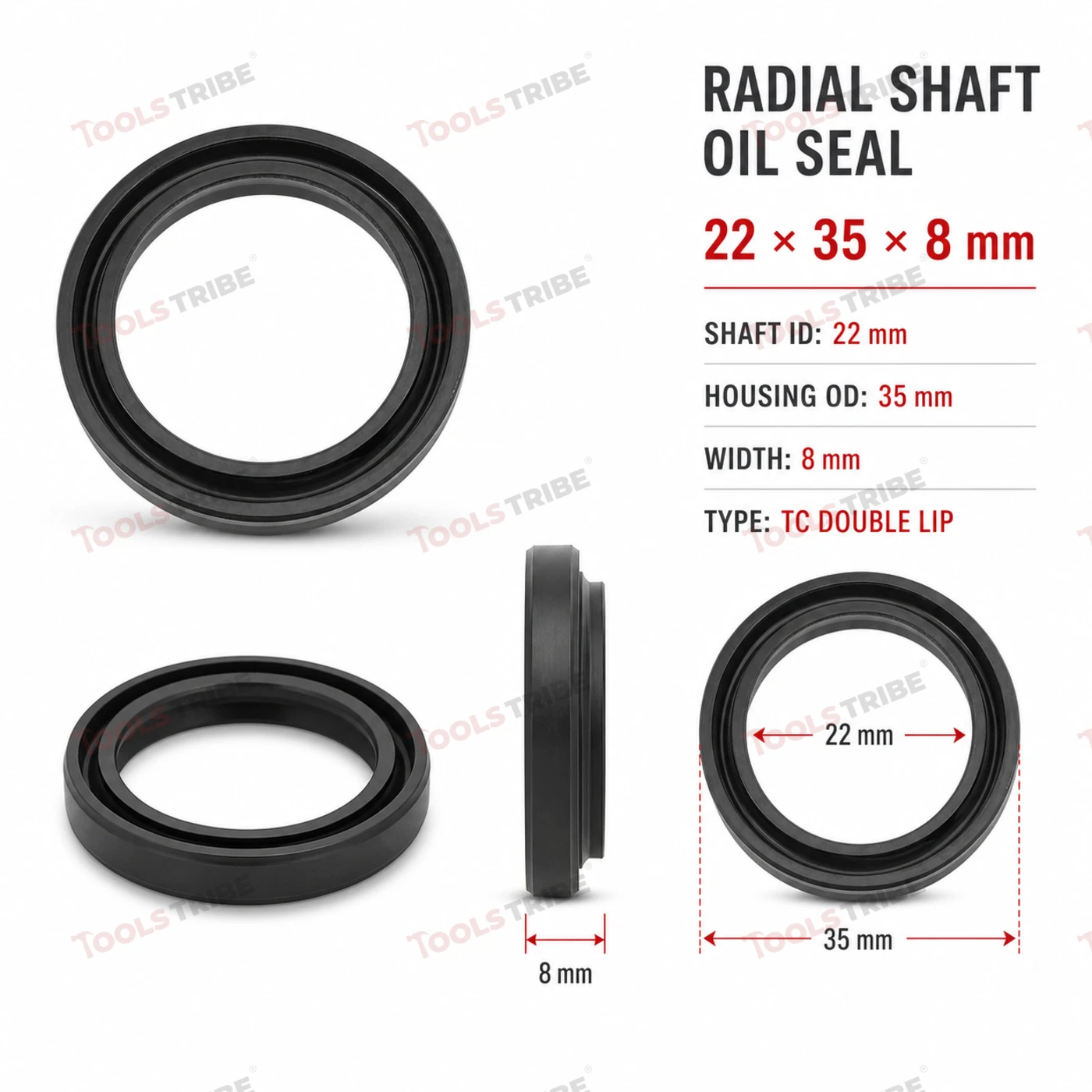 OIL SEAL   (22-35-8)