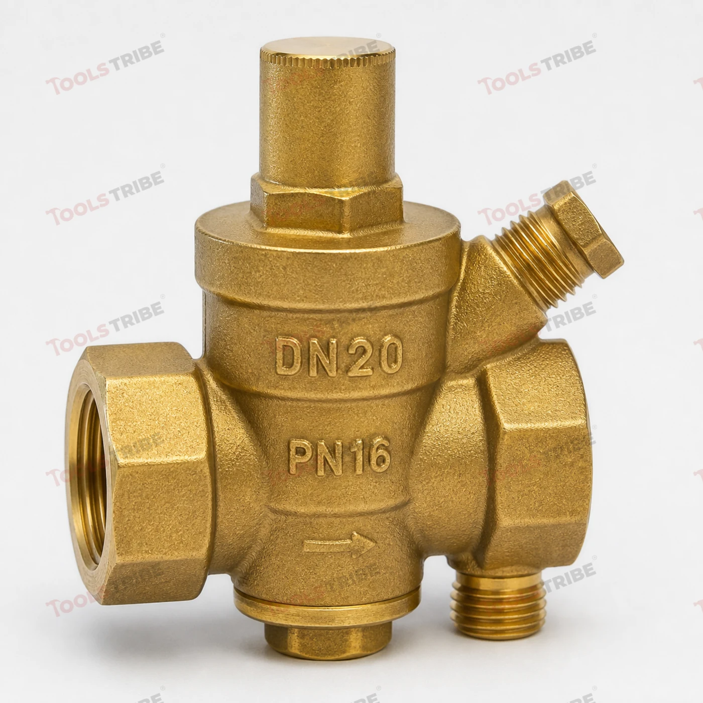 VALVE 1/2 BRASS GAUGE