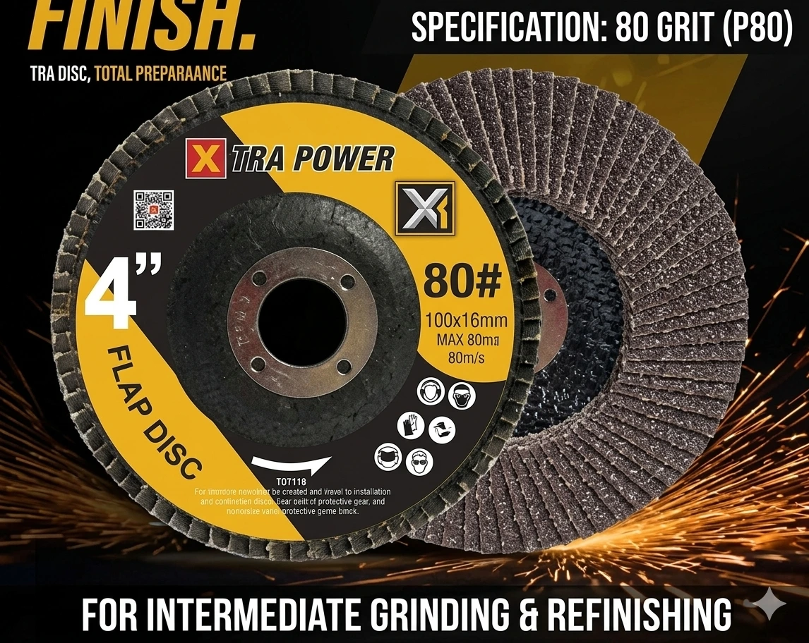 XTRA POWER X1 FLAP DISC 80 GRIT