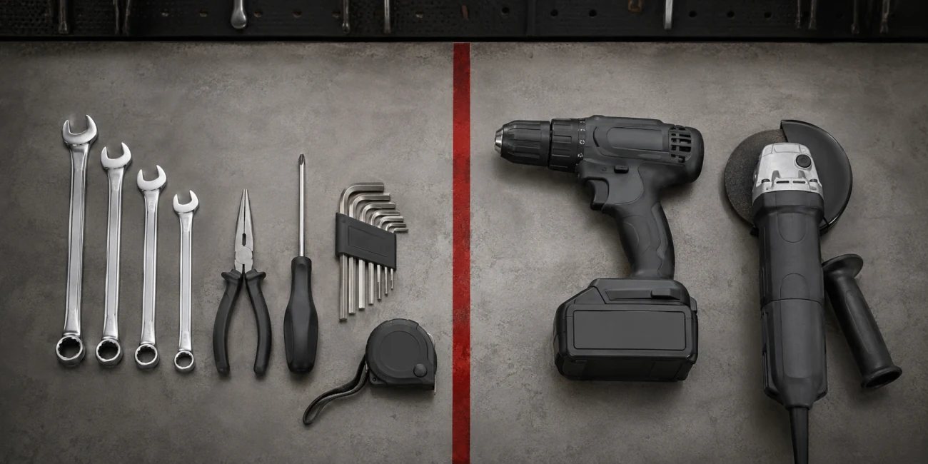 Hand Tools vs Power Tools: What an Indian Workshop Actually Needs