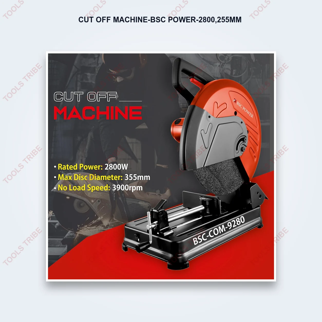 CUT OFF MACHINE-BSC POWER-2800,255MM