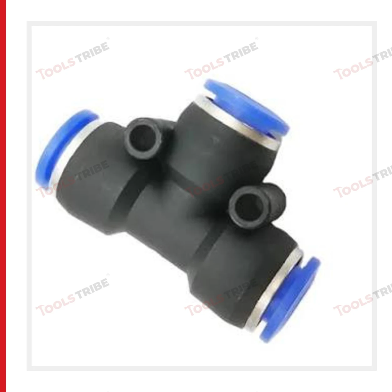 Push In Fitting PU Equal TEE Connector 12mm for Pneumatic Pipe Connection