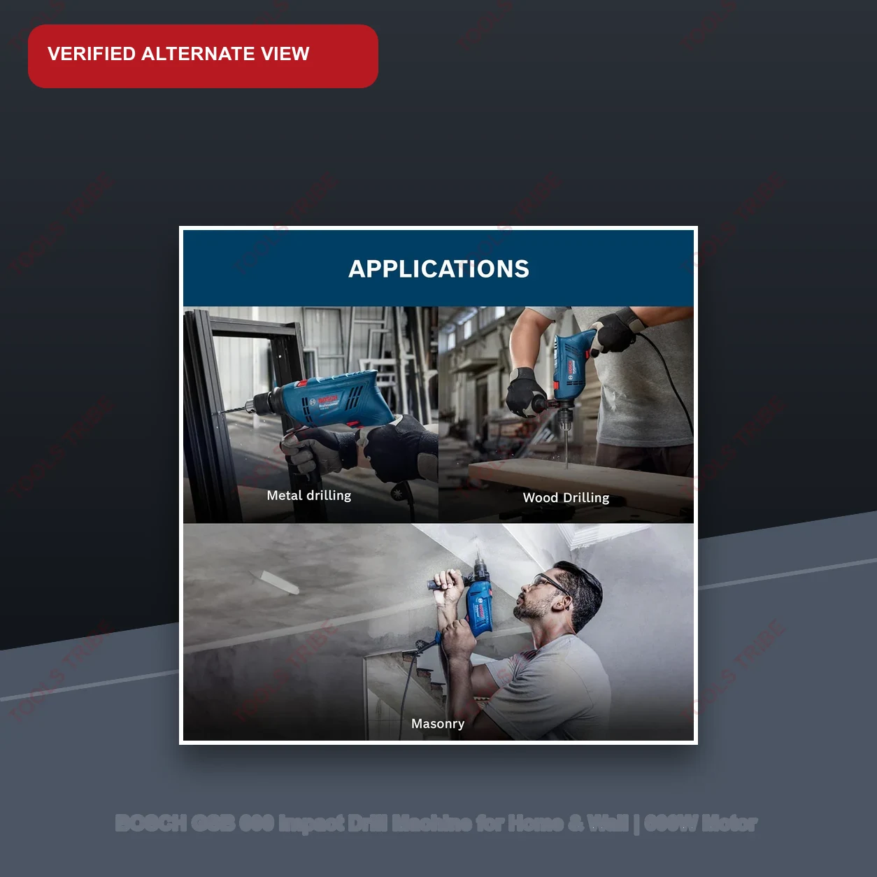 BOSCH GSB 600 Impact Drill Machine for Home & Wall | 600W Motor