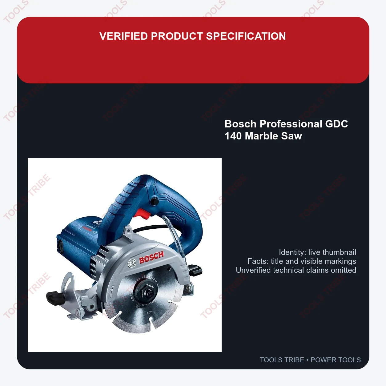 Bosch Professional GDC 140 Marble Saw