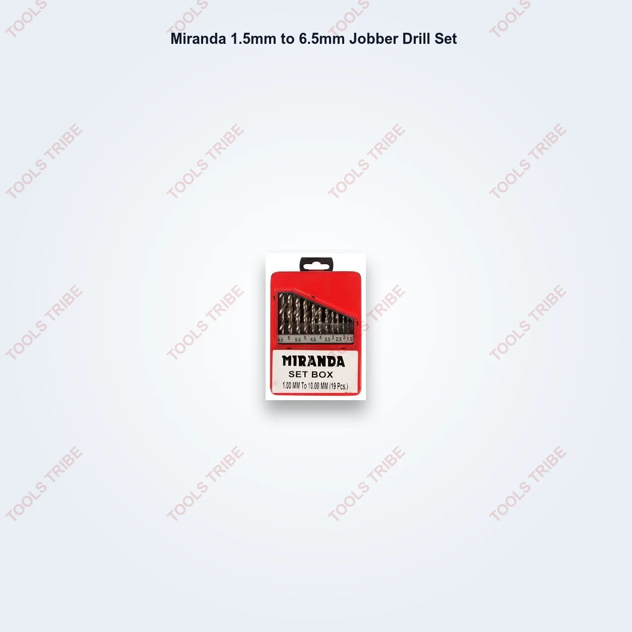 Miranda 1.5mm to 6.5mm Jobber Drill Set