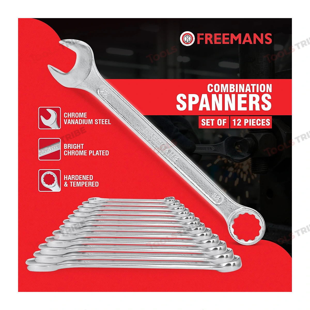 FREEMANS Combination Spanner sets