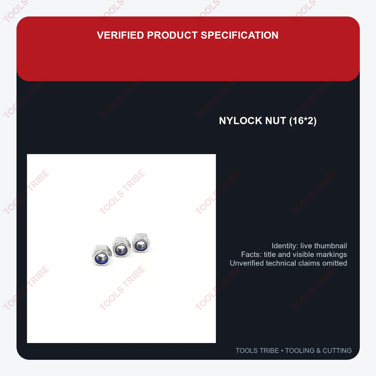 NYLOCK NUT (16*2)