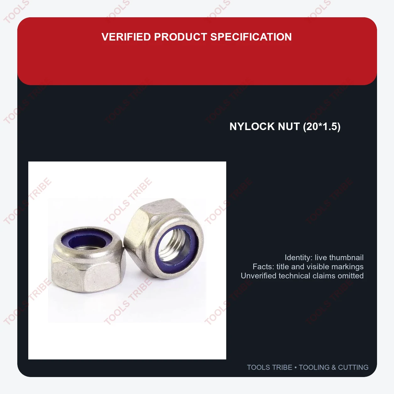NYLOCK NUT (20*1.5)