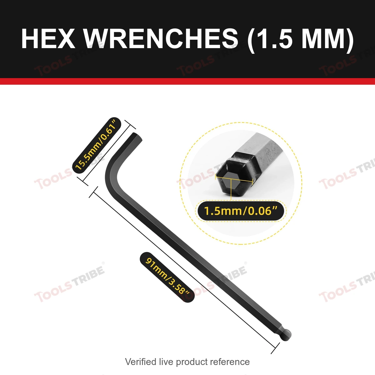 HEX WRENCHES (1.5 MM)