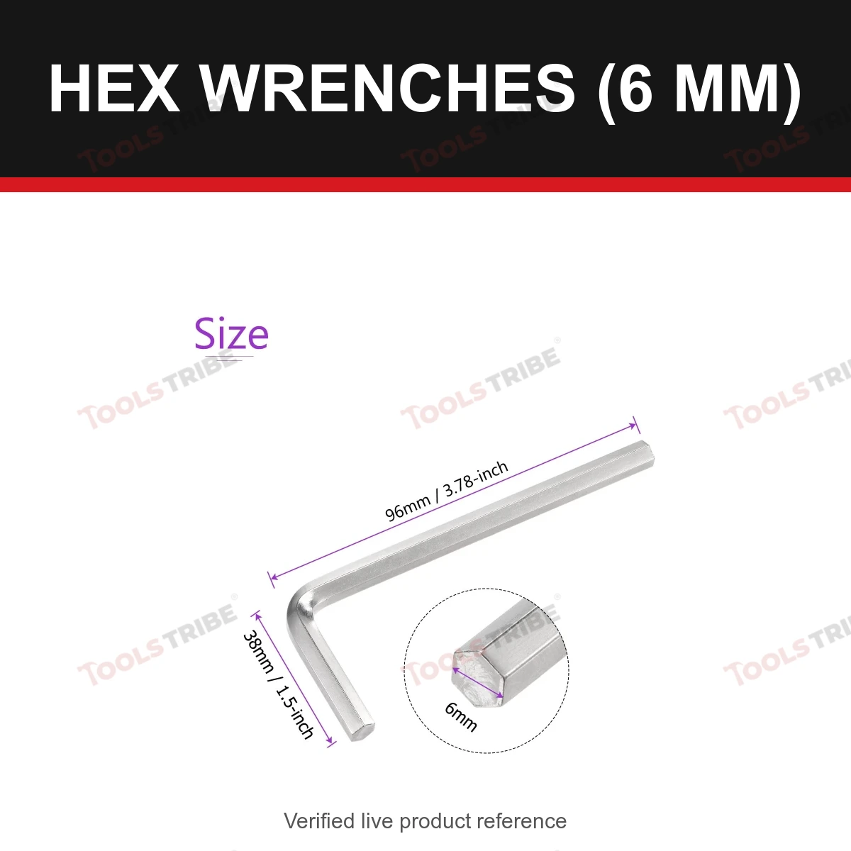 HEX WRENCHES (6 MM)