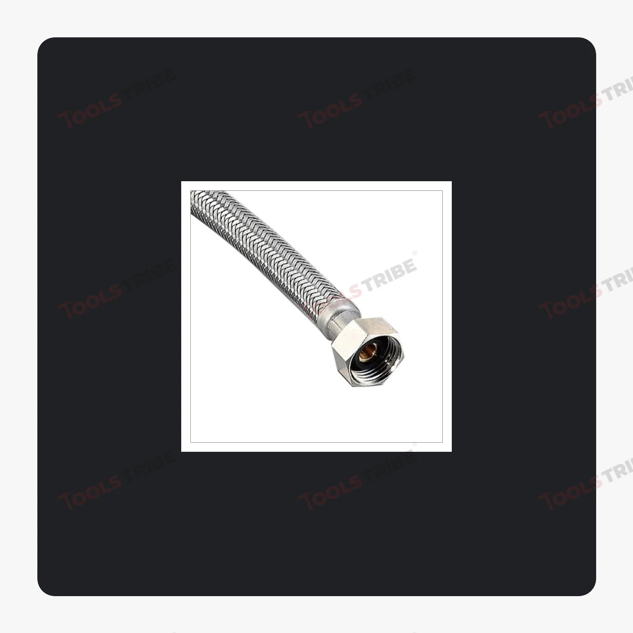 HOSE BELLOW PIPE  SS (1/2") 3 FIT
