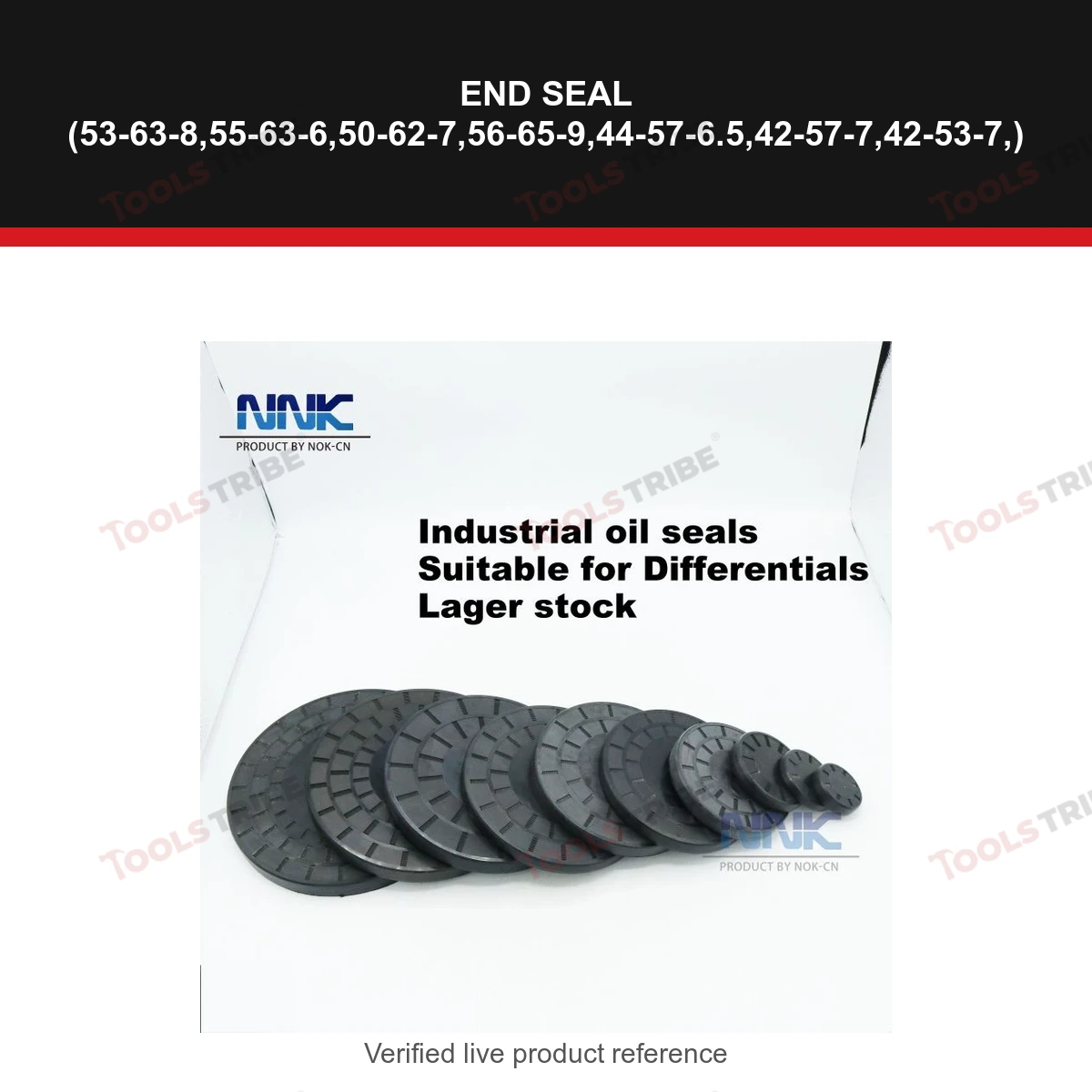 END SEAL (53-63-8,55-63-6,50-62-7,56-65-9,44-57-6.5,42-57-7,42-53-7,)
