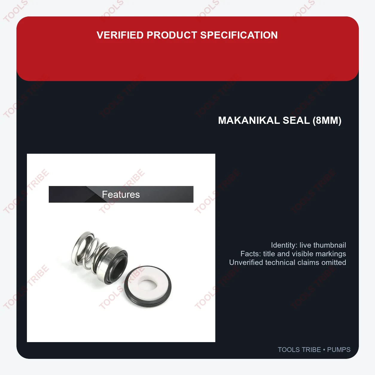 MAKANIKAL SEAL (8MM)