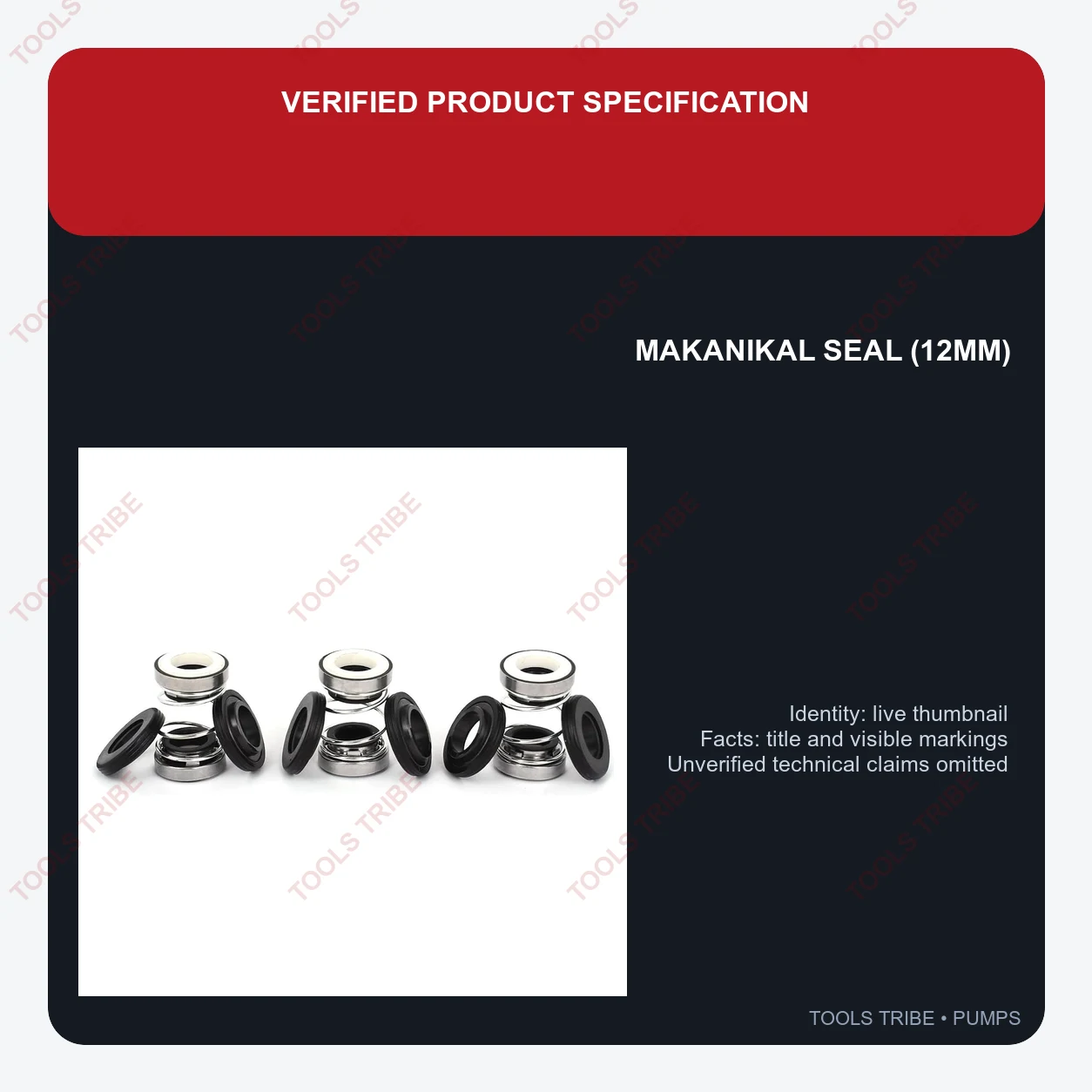 MAKANIKAL SEAL (12MM)