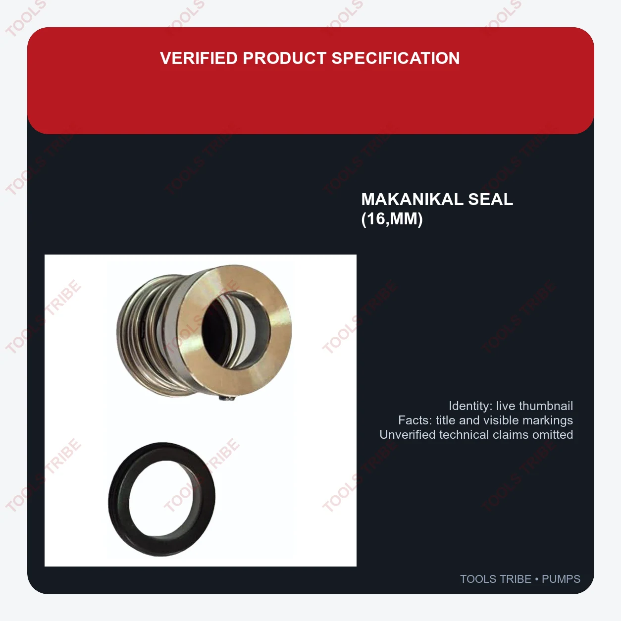 MAKANIKAL SEAL (16,MM)