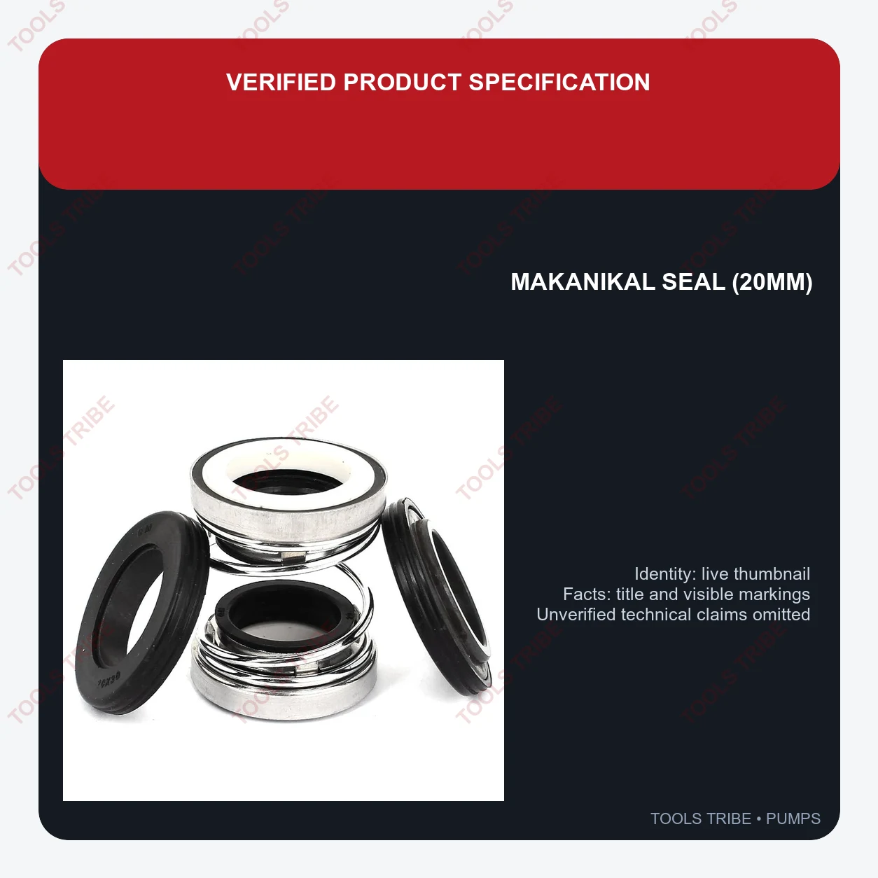 MAKANIKAL SEAL (20MM)