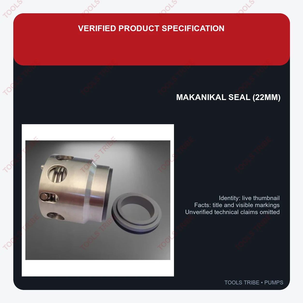 MAKANIKAL SEAL (22MM)