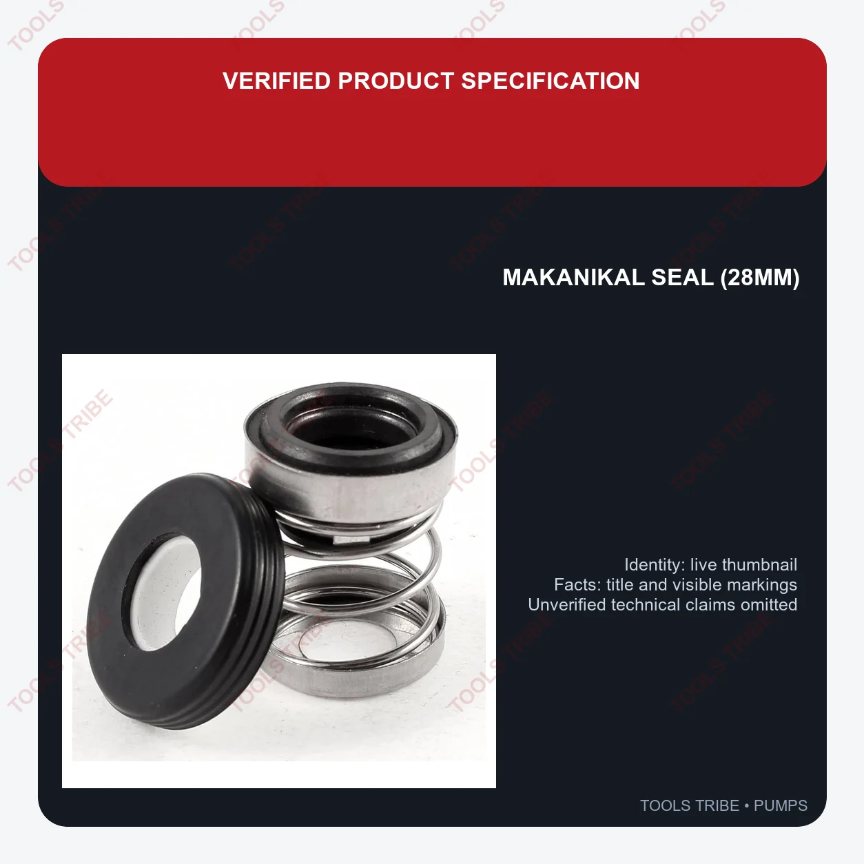 MAKANIKAL SEAL (28MM)