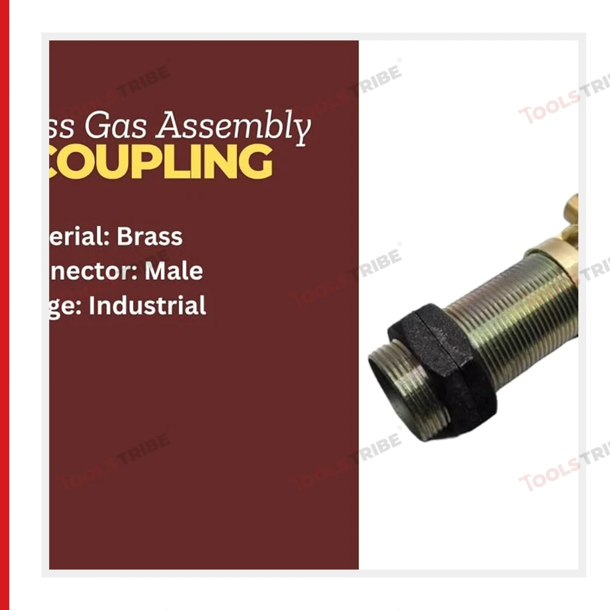 BRASS GAS ASSEMBLY COUPLING(SMALL)