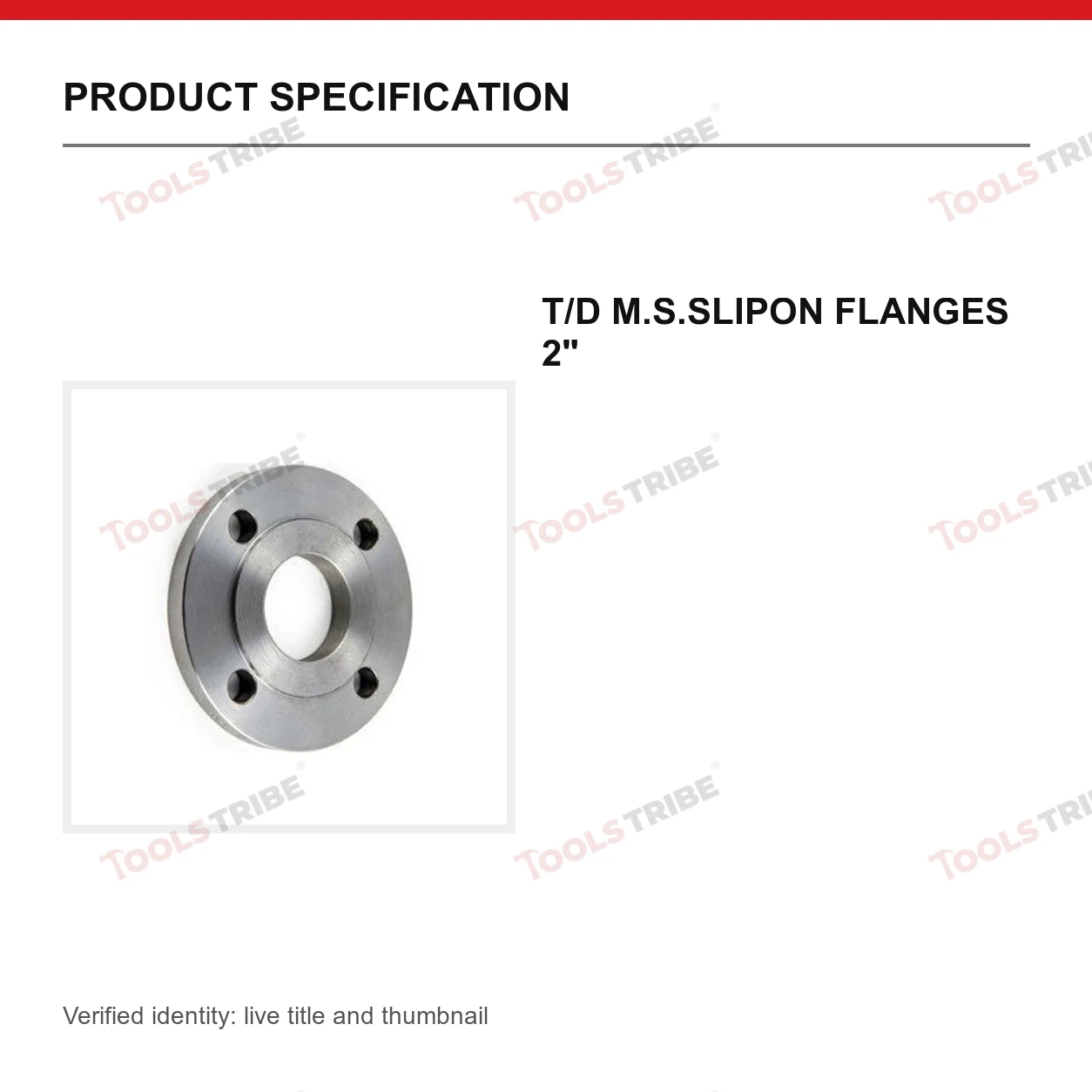 T/D M.S.SLIPON FLANGES 2"