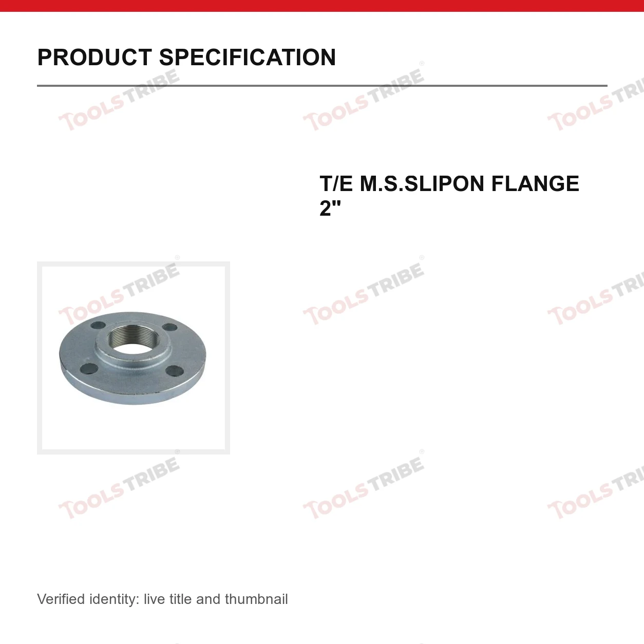T/E M.S.SLIPON FLANGE 2"