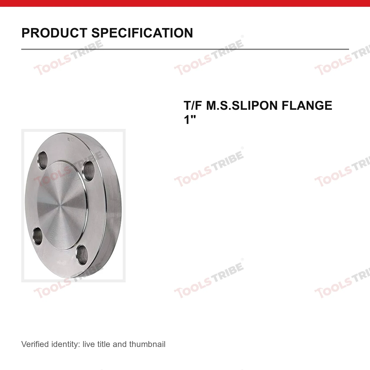 T/F M.S.SLIPON FLANGE 1"