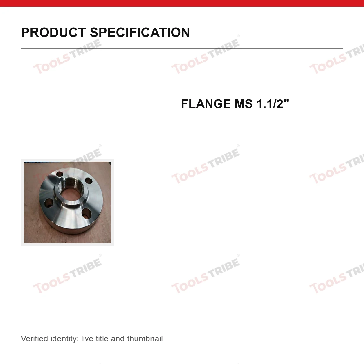 FLANGE MS 1.1/2"