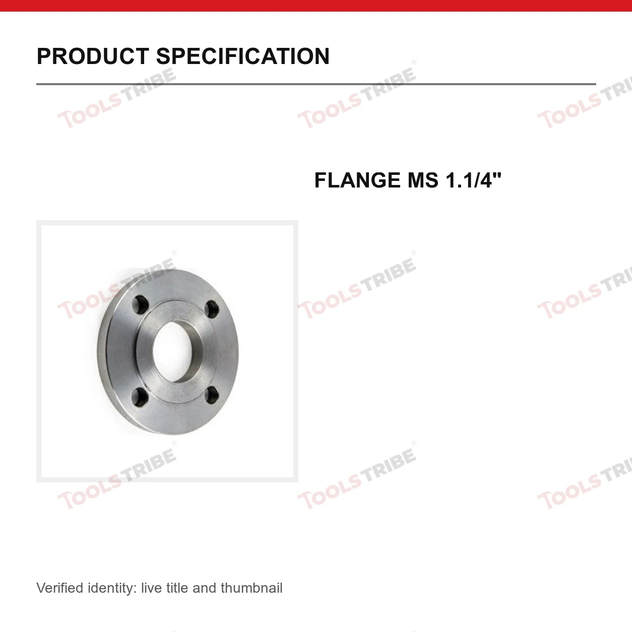 FLANGE MS 1.1/4"