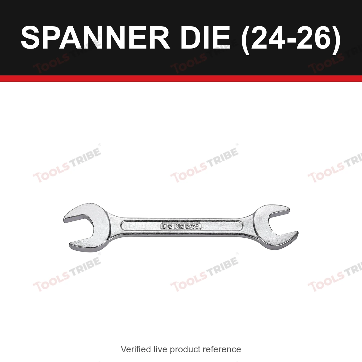 DE NEERS 24x26 mm Double Open End Spanner