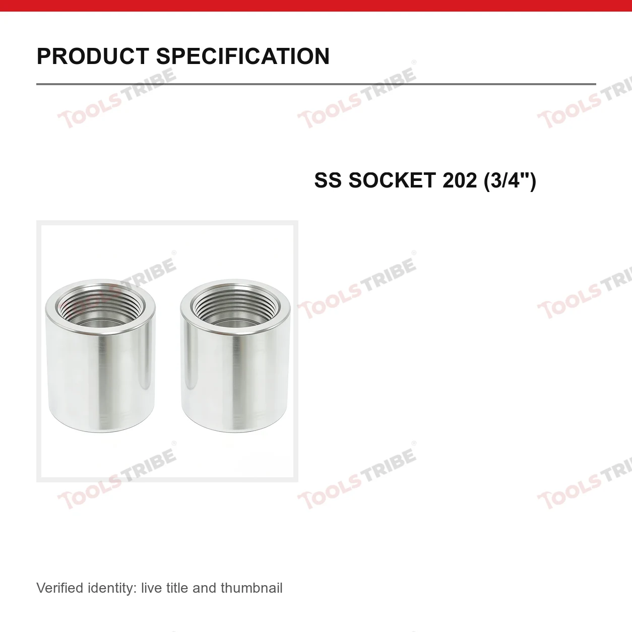 SS SOCKET 202 (3/4")