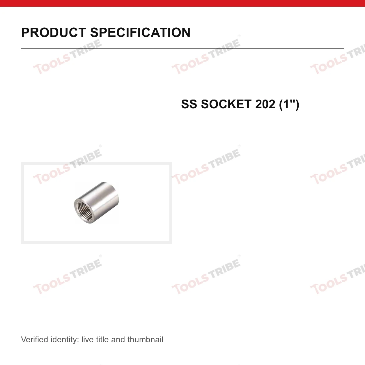 SS SOCKET 202 (1")