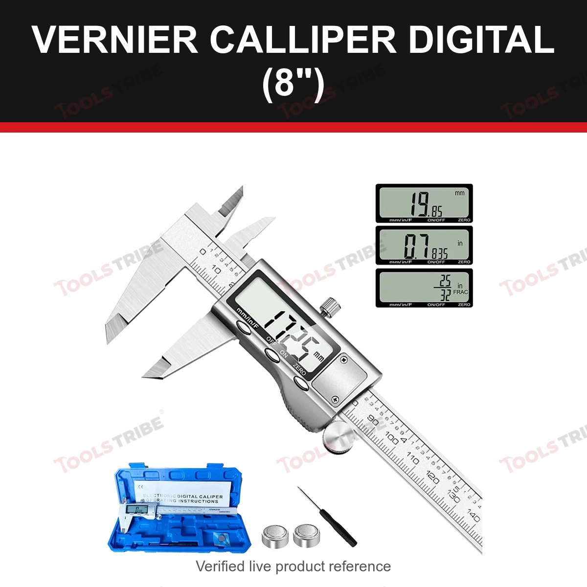 VERNIER CALLIPER DIGITAL (8")