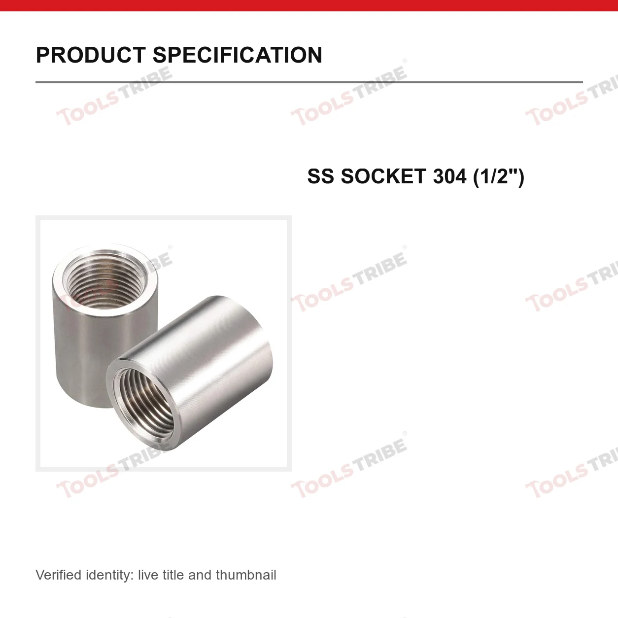 SS SOCKET 304 (1/2")