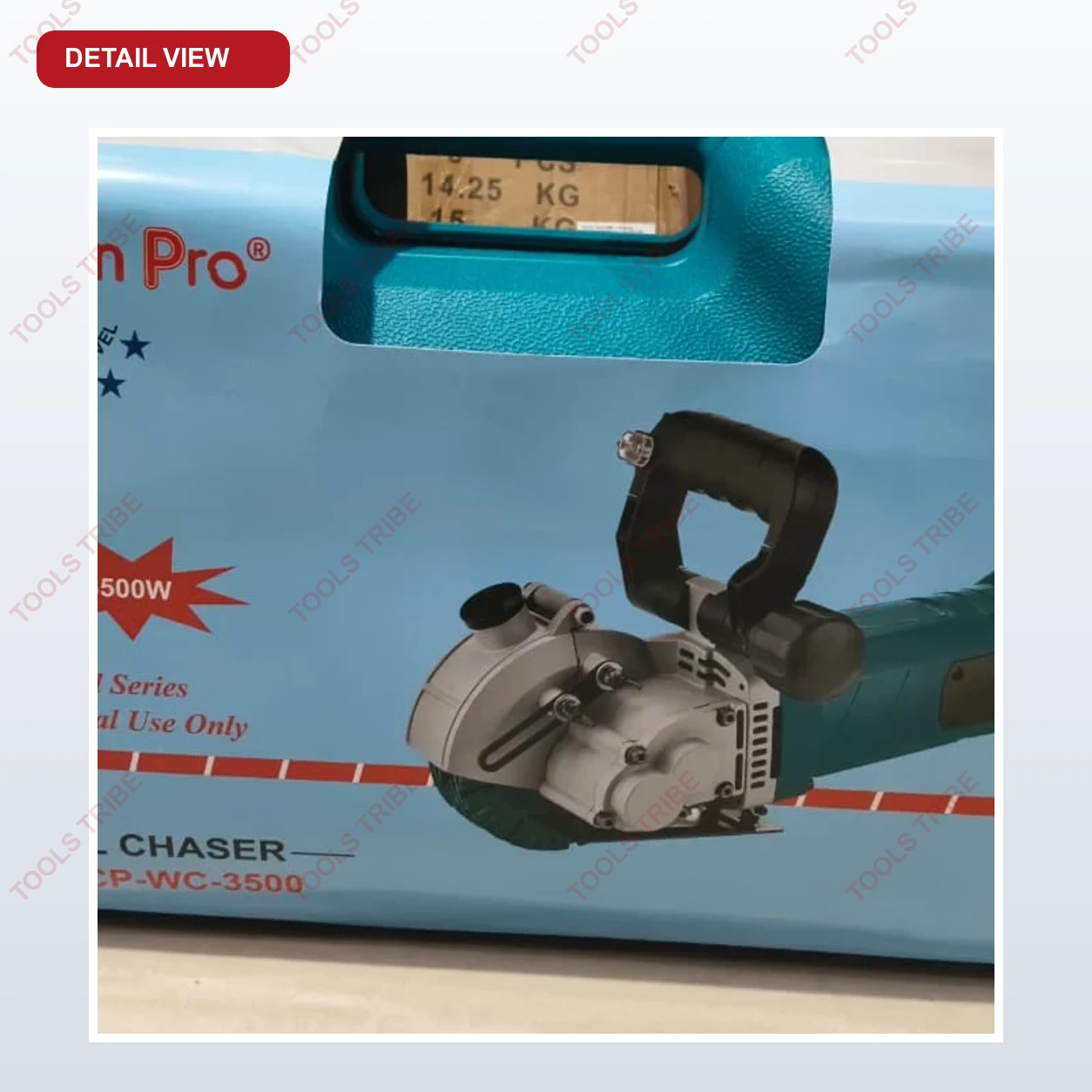 Wall Chaser Slotting Machine 3500 W 5000 rpm Concrete Cutter Groove Milling 133 mm Saw Blade Max. Cutting Depth: 42 mm Width: 40 mm Wet Cutter