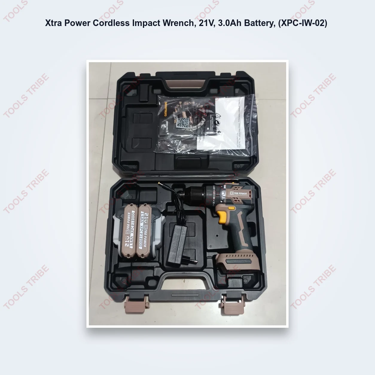 Xtra Power Cordless Impact Wrench, 21V, 3.0Ah Battery, (XPC-IW-02)