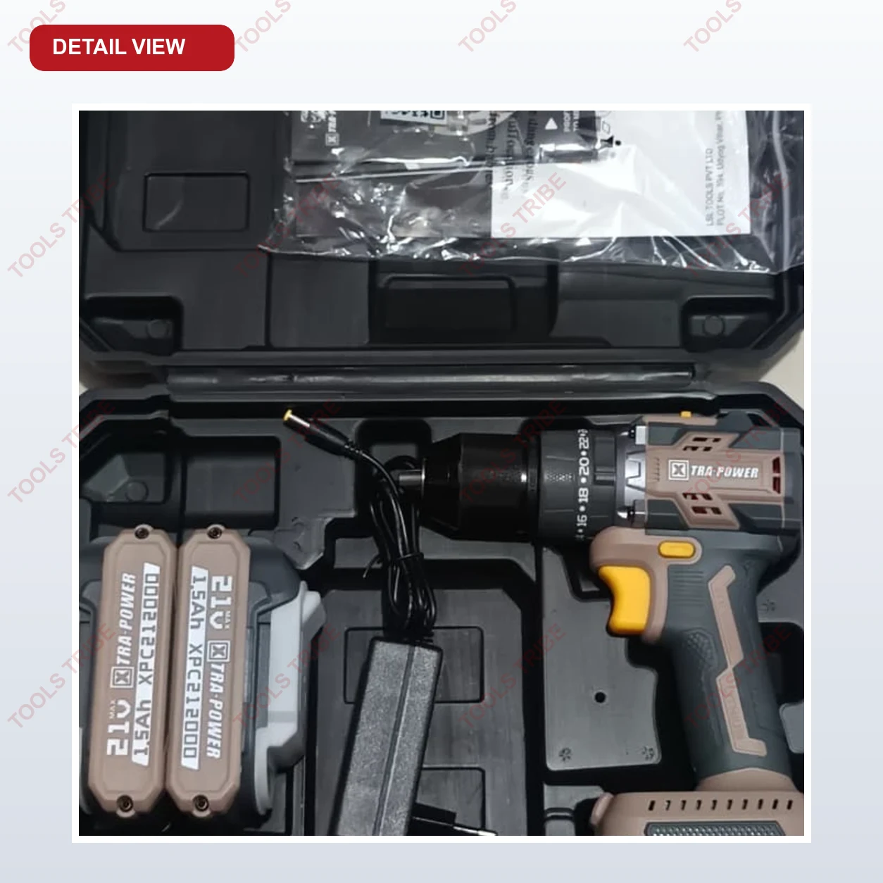Xtra Power Cordless Impact Wrench, 21V, 3.0Ah Battery, (XPC-IW-02)