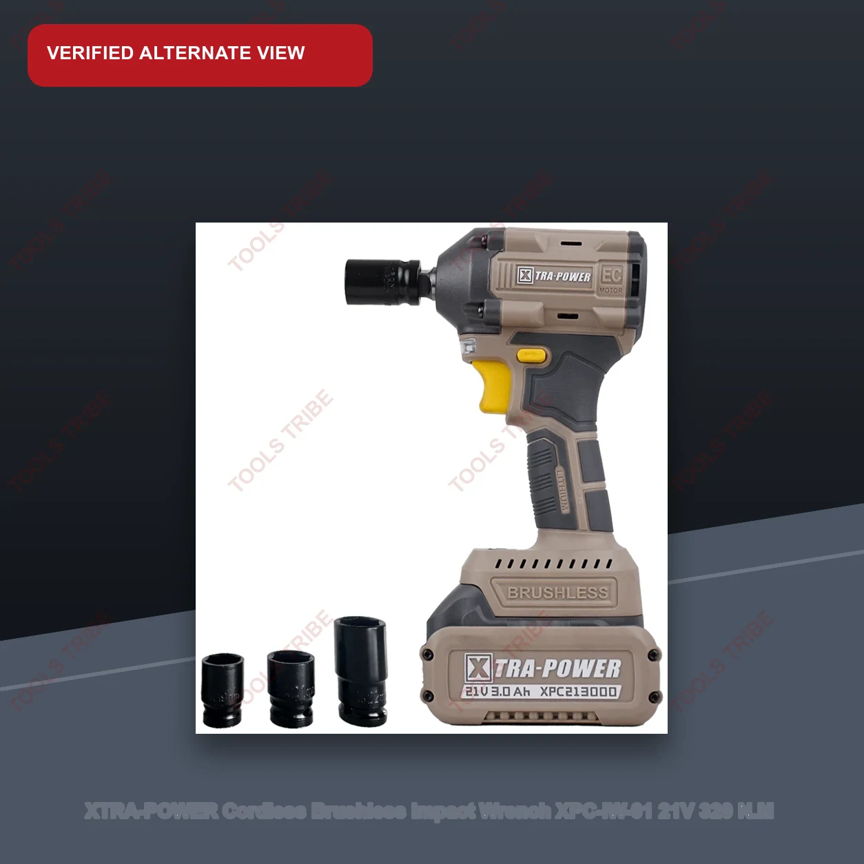 XTRA-POWER Cordless Brushless Impact Wrench XPC-IW-01 21V 320 N.M